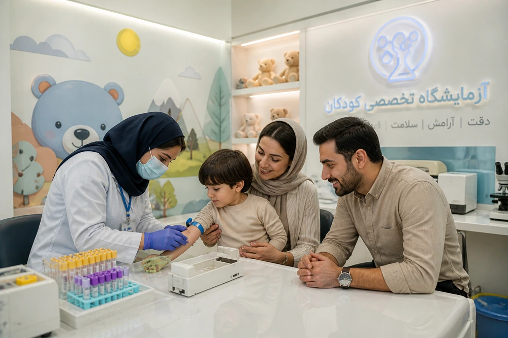 آزمایش آلرژی از نوزادان و کودکان در آزمایشگاه آسام